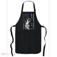 Blue Lives K9 American Thin Line Flag Apron thumb 0