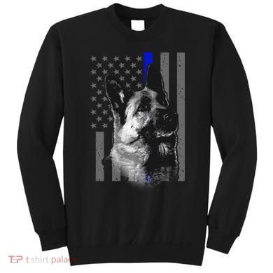 Blue Lives K9 American Thin Line Flag Sweatshirt