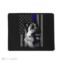Blue Lives K9 American Thin Line Flag Mousepad thumb 0
