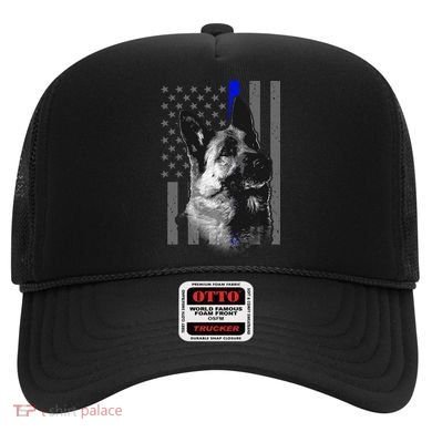 Blue Lives K9 American Thin Line Flag Hat