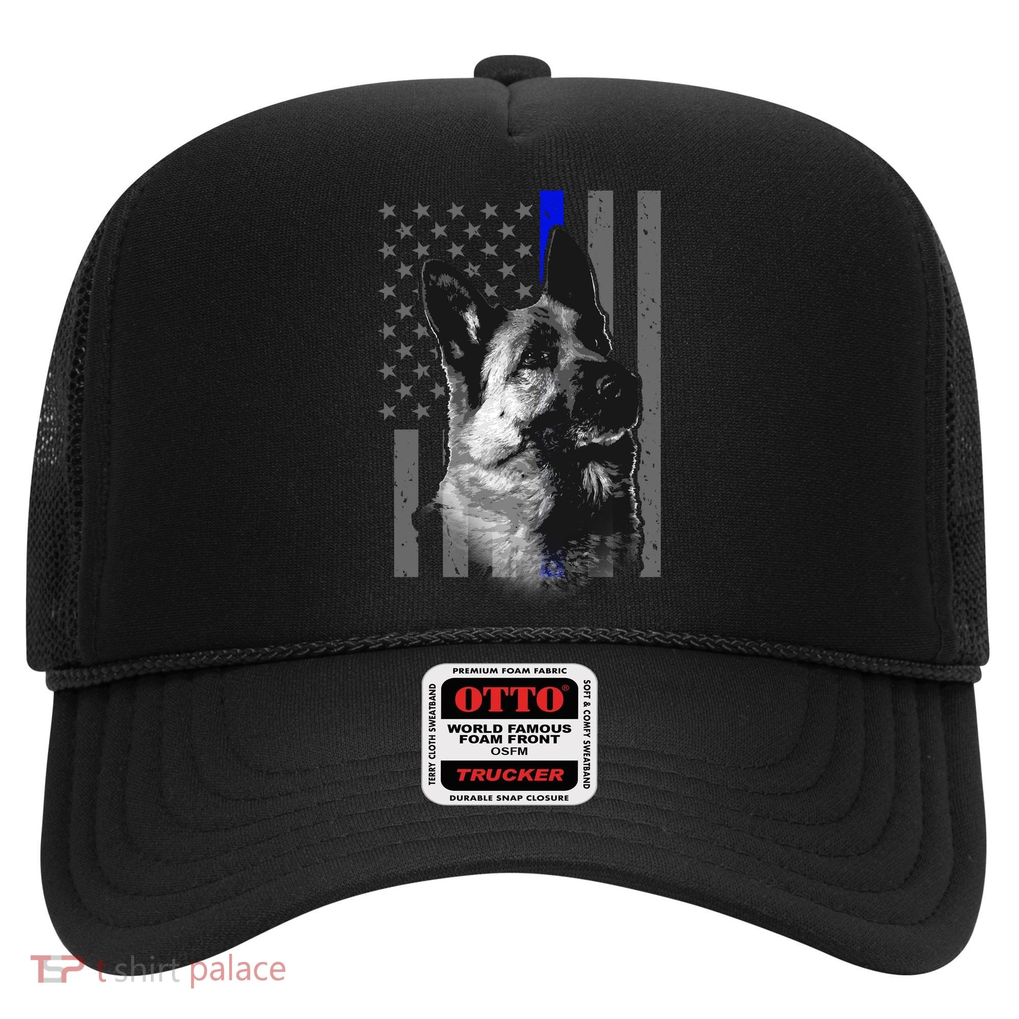 Blue Lives K9 American Thin Line Flag Hat