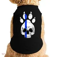 Blue Lives K9 Blue Thin Line Paw Doggie Tank thumb 0
