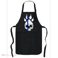 Blue Lives K9 Blue Thin Line Paw Apron thumb 0