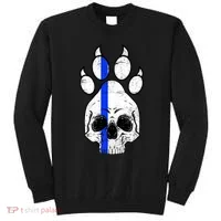 Blue Lives K9 Blue Thin Line Paw Sweatshirt thumb 0