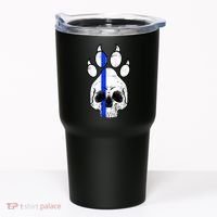 Blue Lives K9 Blue Thin Line Paw Tumbler thumb 0