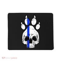 Blue Lives K9 Blue Thin Line Paw Mousepad thumb 0