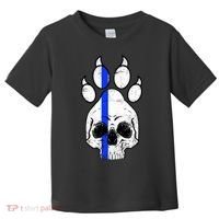 Blue Lives K9 Blue Thin Line Paw Toddler T-Shirt thumb 0