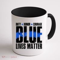 Blue Lives Matter Coffee Mug thumb 1