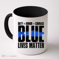 Blue Lives Matter Coffee Mug thumb 0