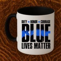 Blue Lives Matter Coffee Mug thumb 2