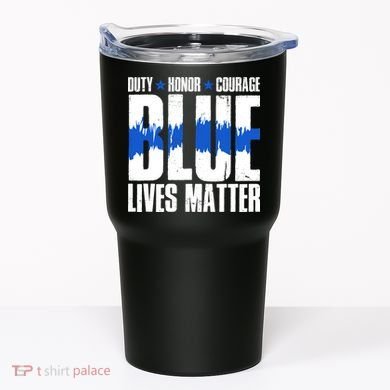 Blue Lives Matter Tumbler