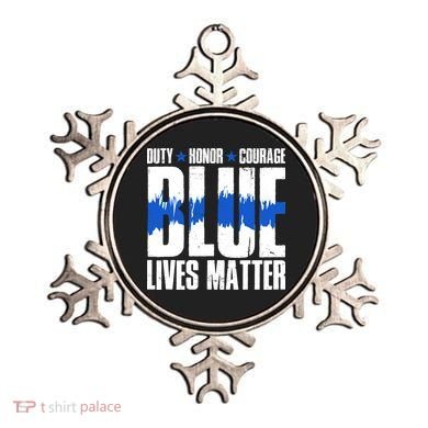 Blue Lives Matter Ornament