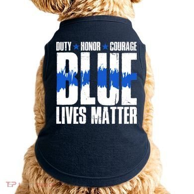 Blue Lives Matter Doggie Tank