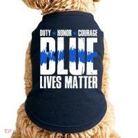 Blue Lives Matter Doggie Tank thumb 0