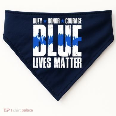 Blue Lives Matter USA-Made Doggie Bandana