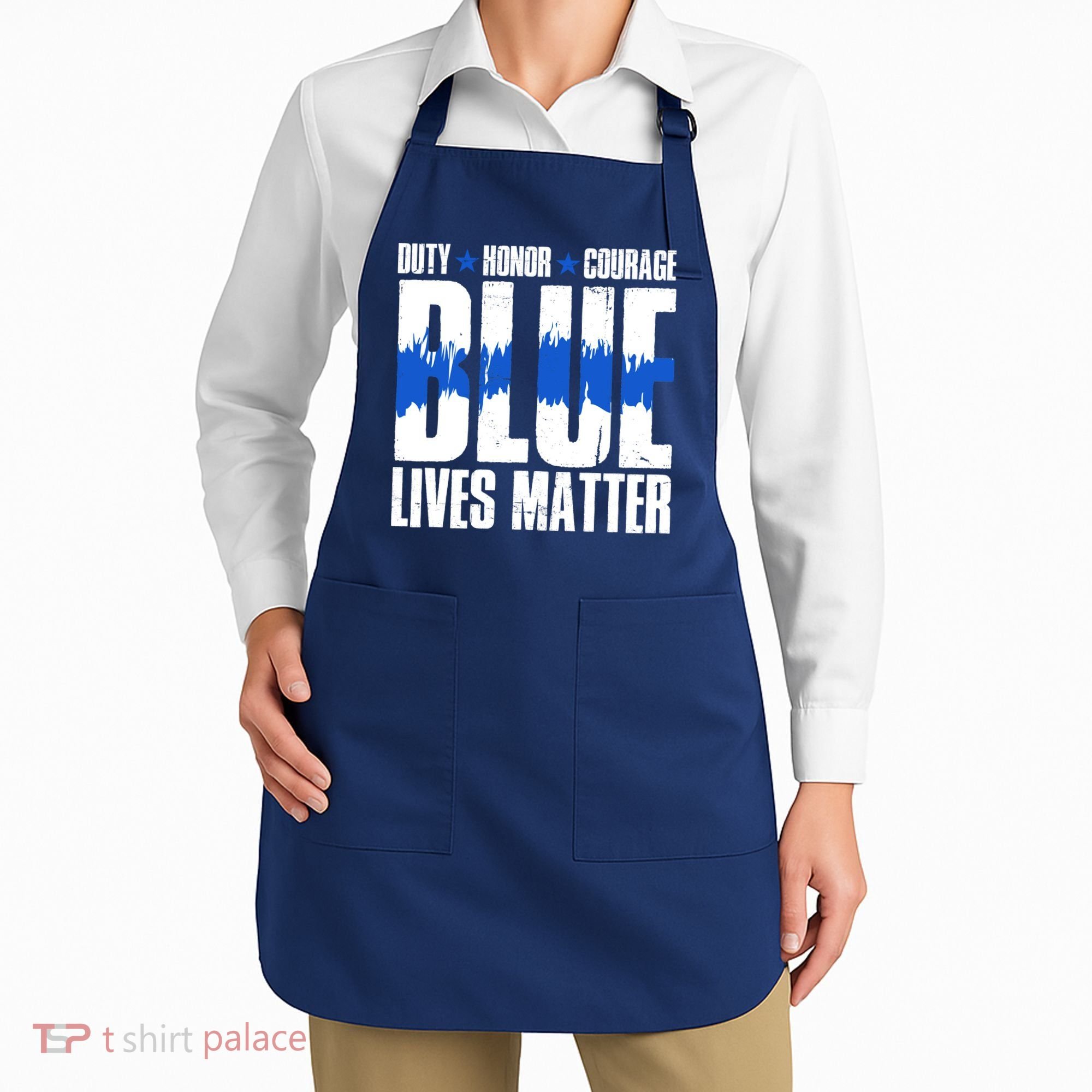 Blue Lives Matter Apron