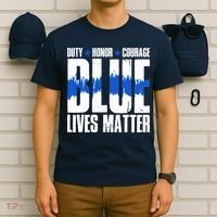 Blue Lives Matter T-Shirt thumb 6