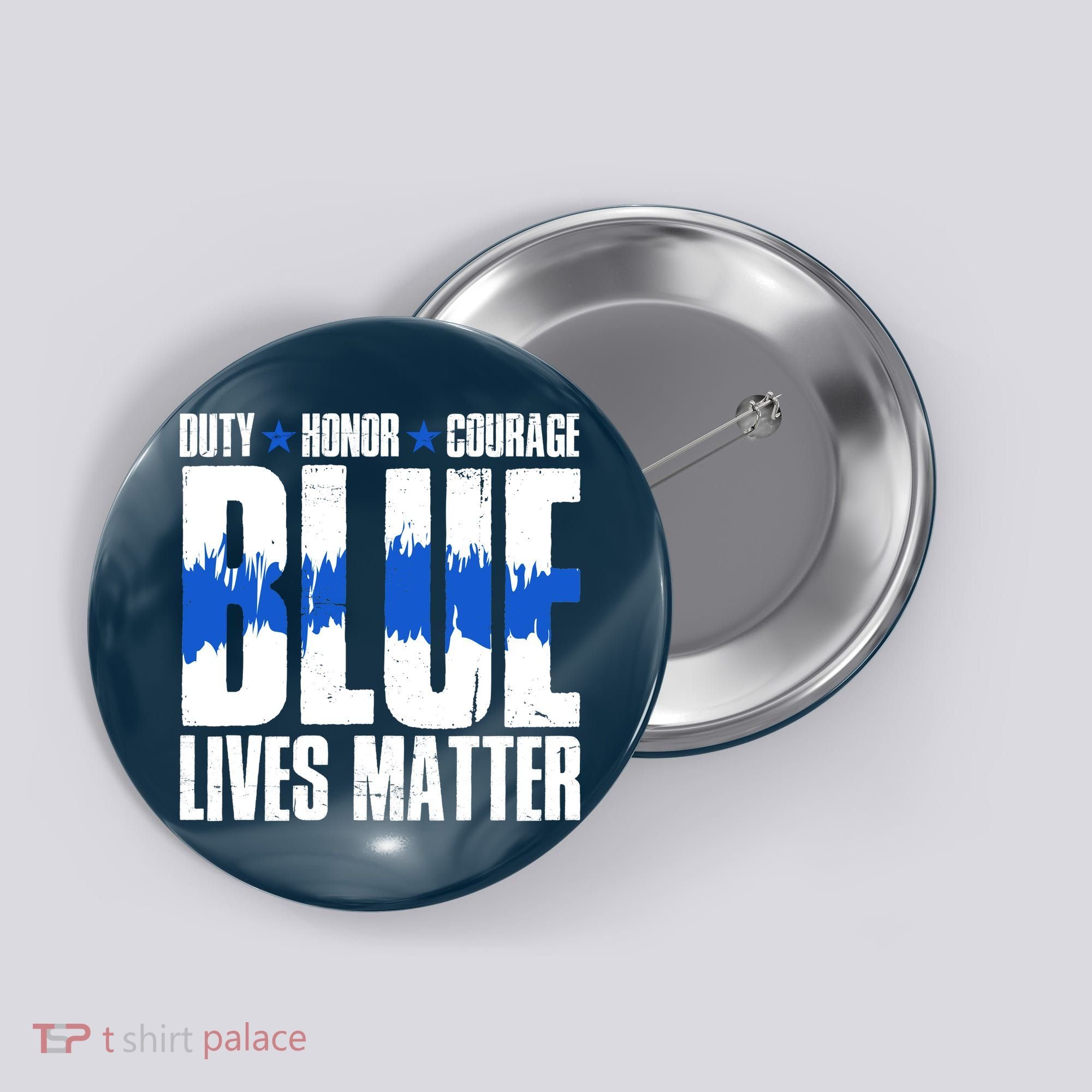 Blue Lives Matter Button