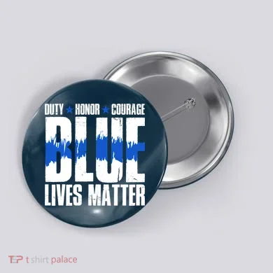 Blue Lives Matter Button