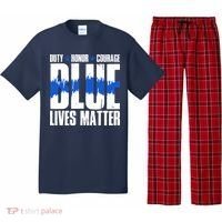 Blue Lives Matter Pajama Set thumb 0