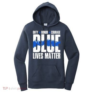 Blue Lives Matter Women's Hoodie
