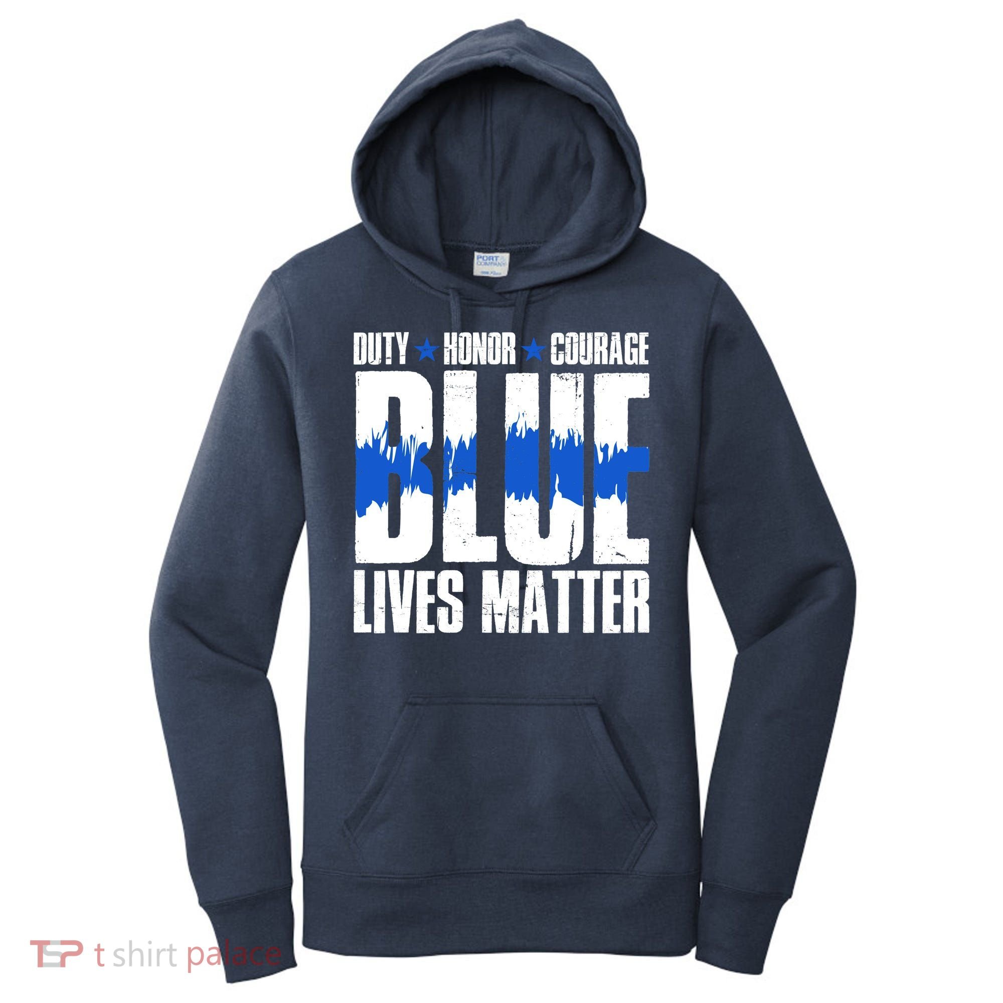 Blue Lives Matter Women's Hoodie