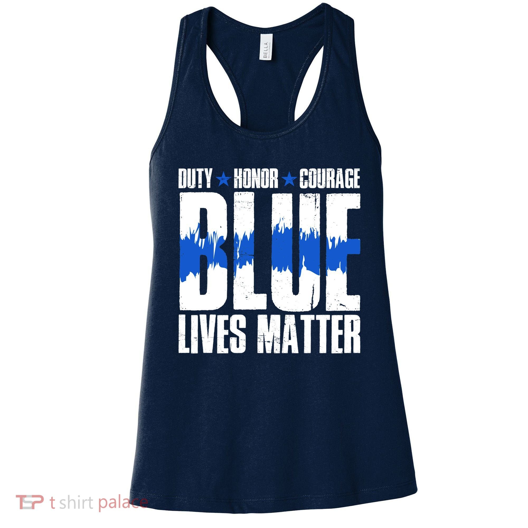 Blue Lives Matter Women's Tank Top