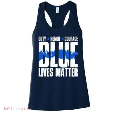 Blue Lives Matter Women's Tank Top