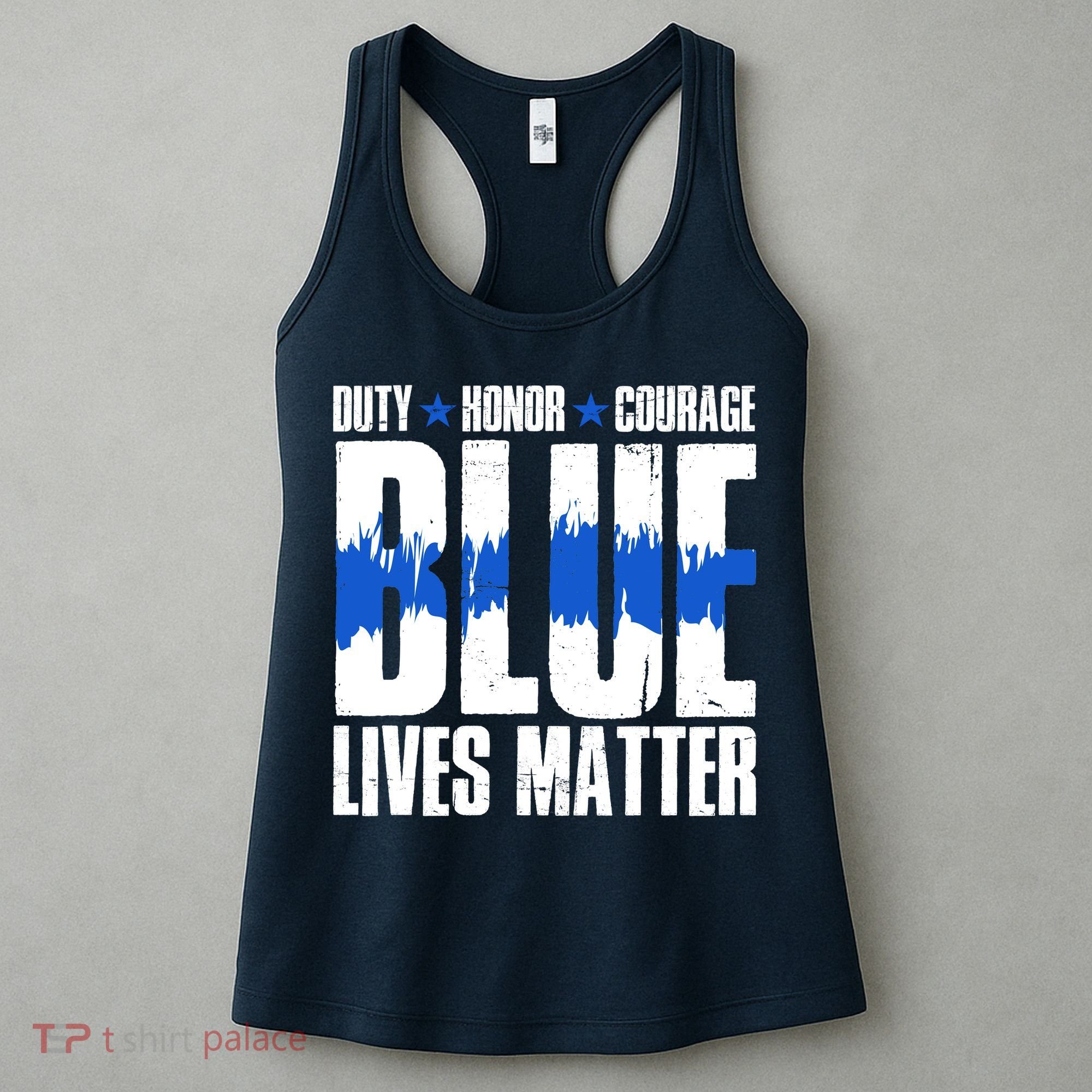 Blue Lives Matter Women's Tank Top