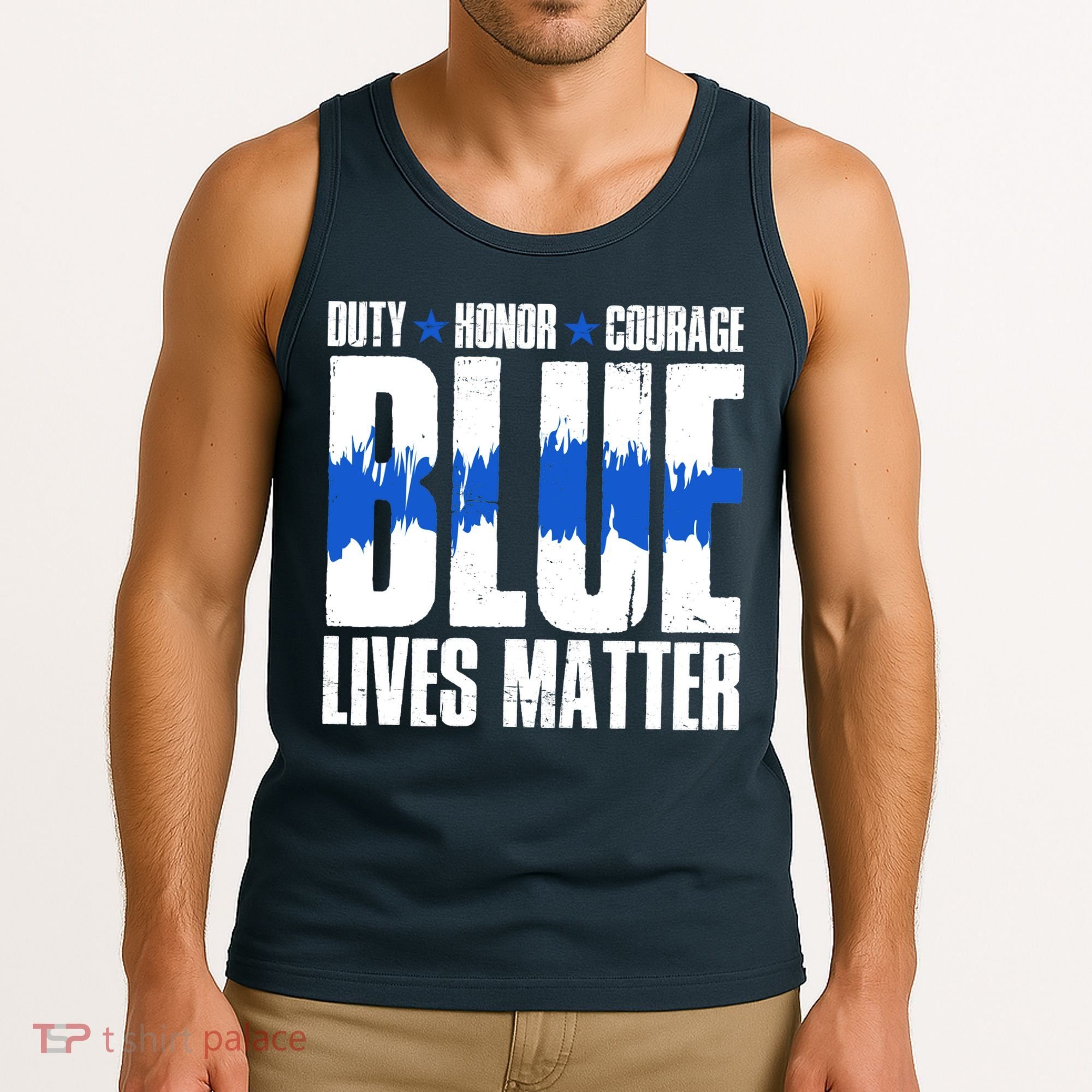 Blue Lives Matter Tank Top