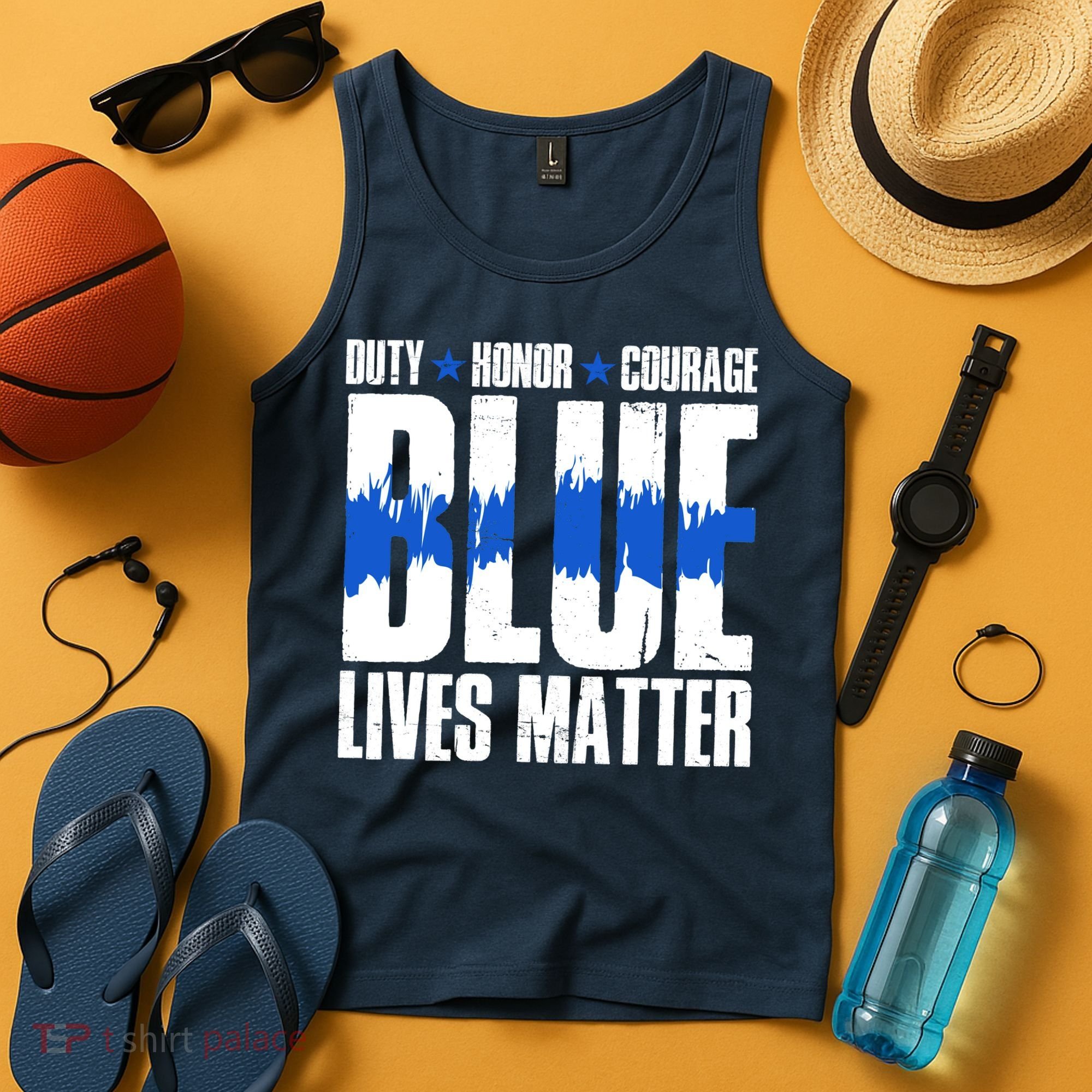 Blue Lives Matter Tank Top