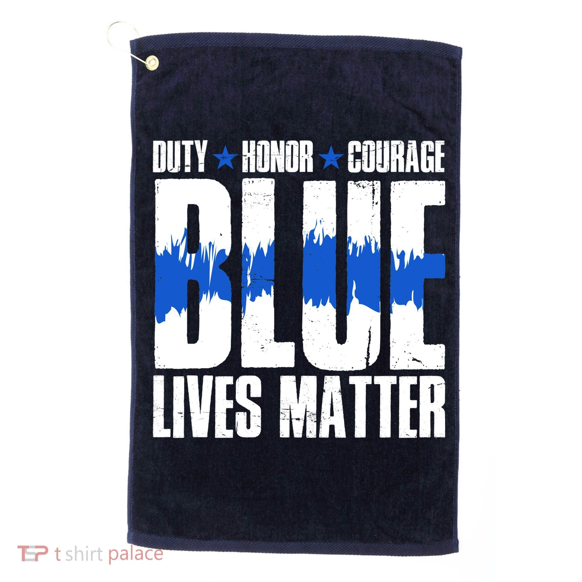 Blue Lives Matter Golf Towel