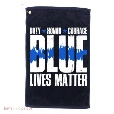 Blue Lives Matter Golf Towel