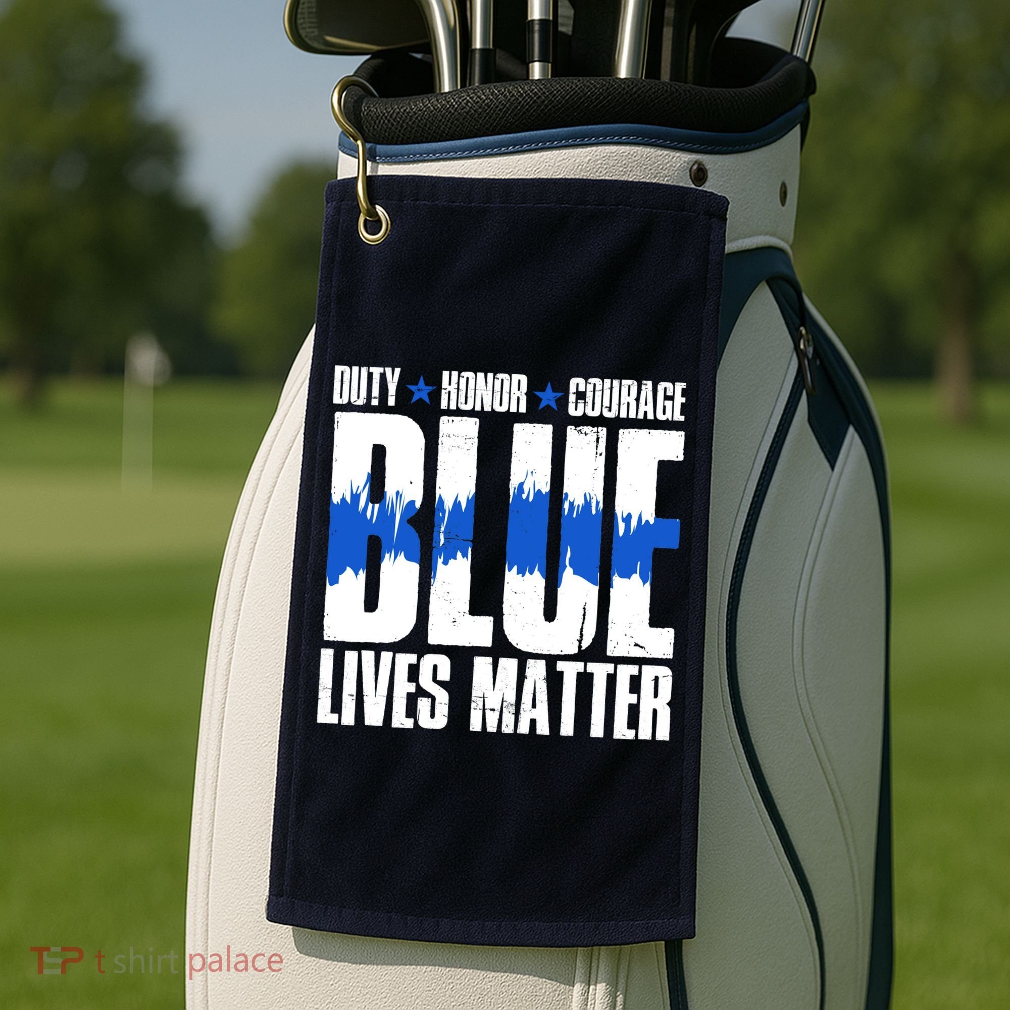 Blue Lives Matter Golf Towel