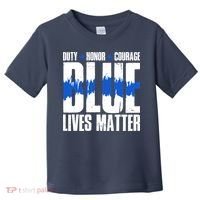 Blue Lives Matter Toddler T-Shirt thumb 0