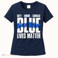 Blue Lives Matter Women's T-Shirt thumb 0