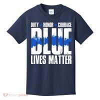 Blue Lives Matter Kids T-Shirt thumb 0