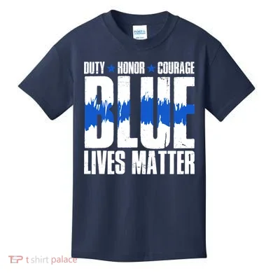 Blue Lives Matter Kids T-Shirt