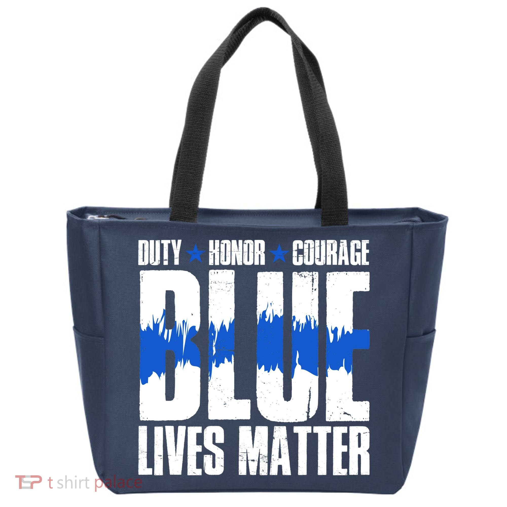 Blue Lives Matter Tote Bag