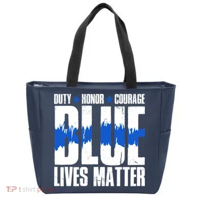Blue Lives Matter Tote Bag