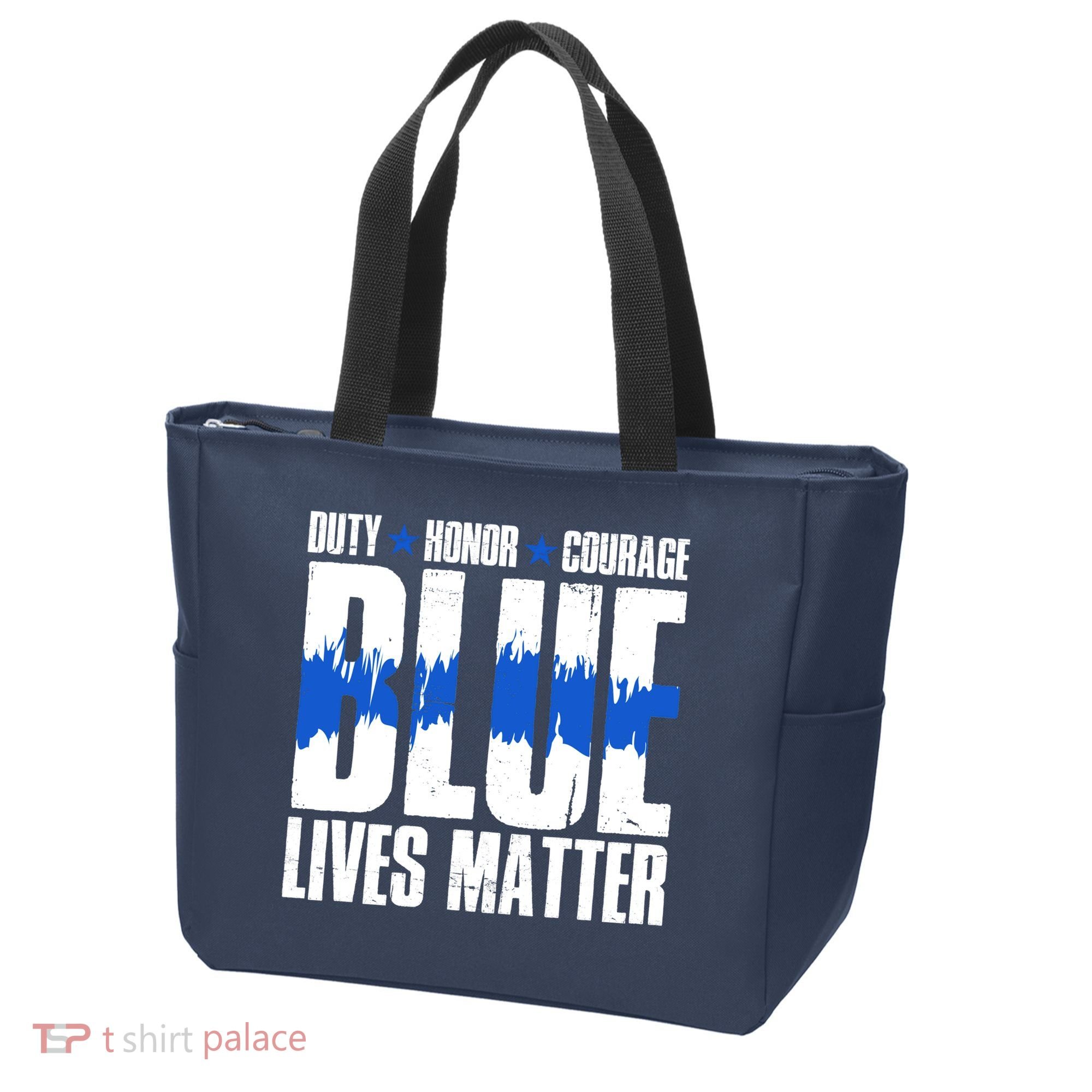 Blue Lives Matter Tote Bag