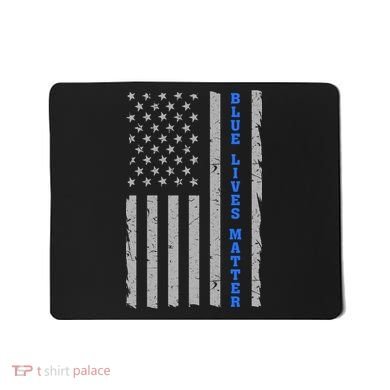 Blue Lives Matter Vintage Flag Mousepad