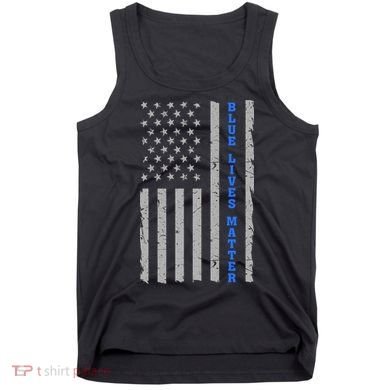 Blue Lives Matter Vintage Flag Tank Top