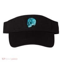 Blue Marble Patterned Skull Visor thumb 0