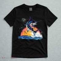 Blue Marlin Fish Sunset T-Shirt thumb 5