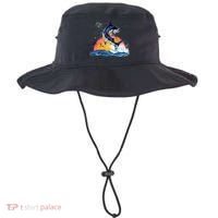 Blue Marlin Fish Sunset Bucket Hat thumb 0