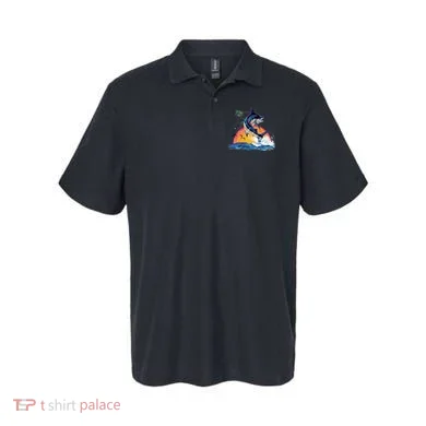 Blue Marlin Fish Sunset Polo