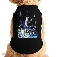 Blue Marlin Fishing Doggie Tank thumb 0