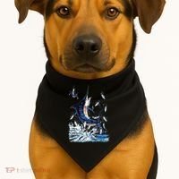 Blue Marlin Fishing USA-Made Doggie Bandana thumb 1