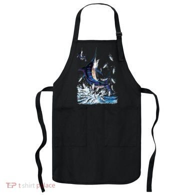 Blue Marlin Fishing Apron
